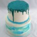 Drip Cake - 2 Tier Buttercream Marble Effect Cake (D,V)